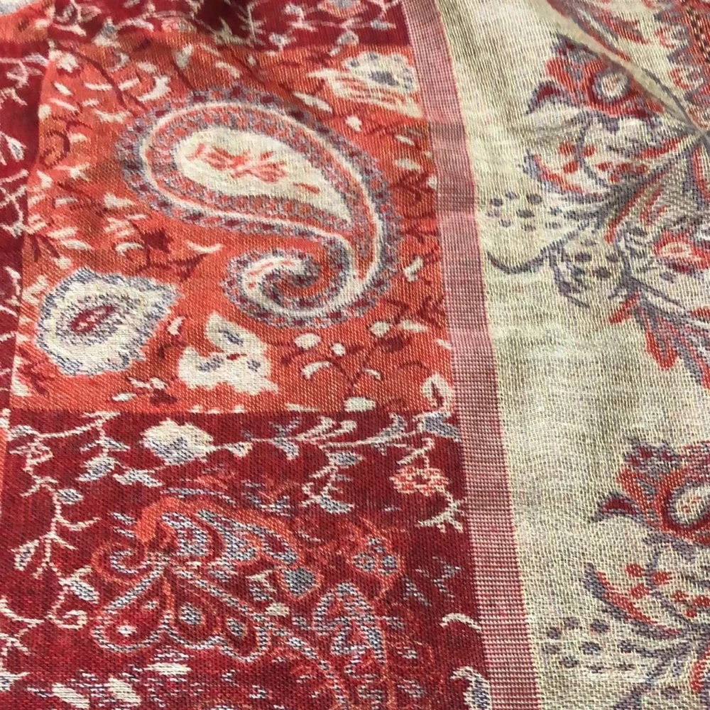 Paisley Pashminia with fringe